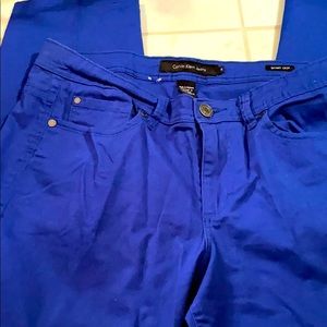 Calvin Klein Jeans Skinny Crop blue pants size 12